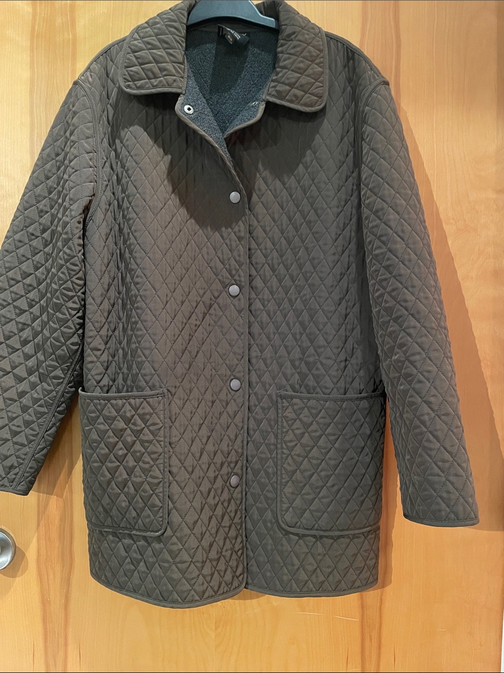 Quilted Hilary Radley Fall Coat